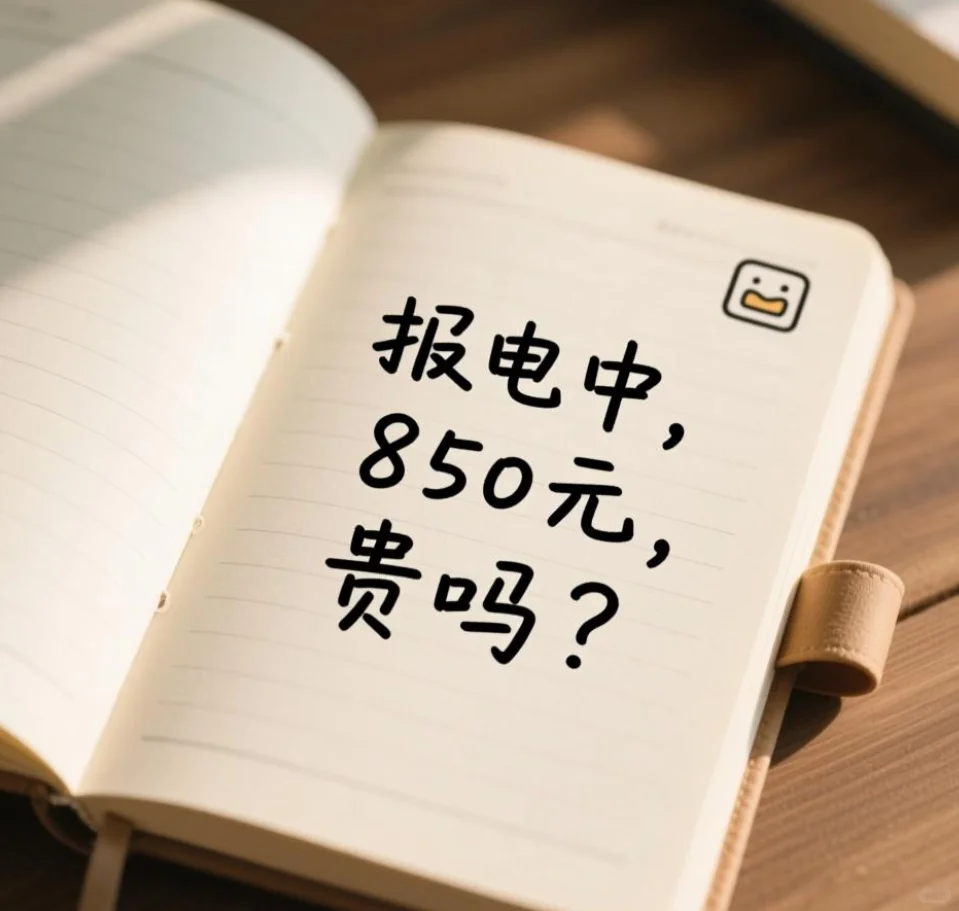 报电大中专花了850元，算贵的吗？