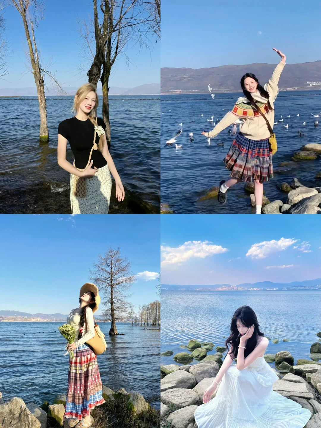存一组大理洱海拍照姿势🌊🌼