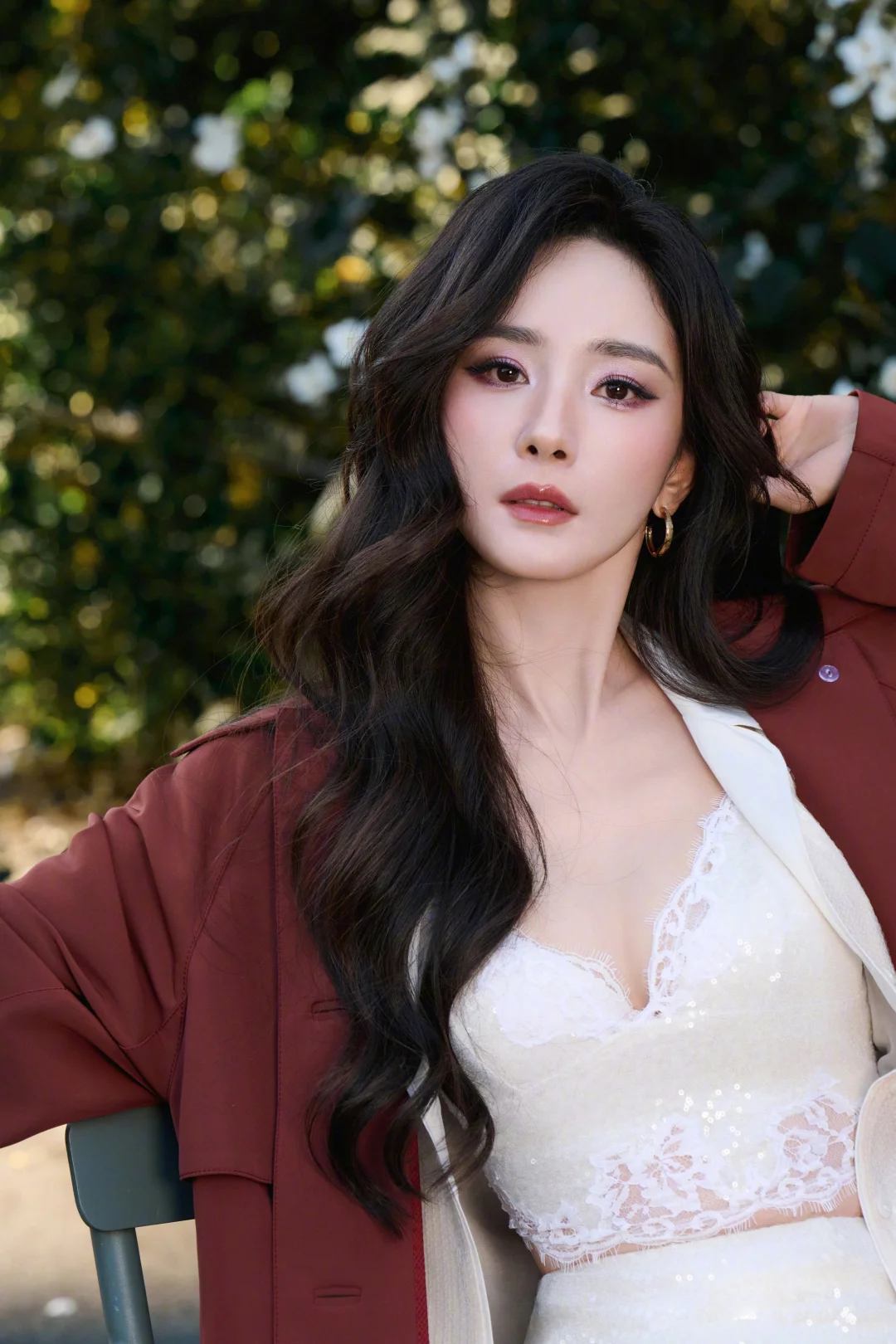杨幂你咋真走去纽约维秘大秀现场了