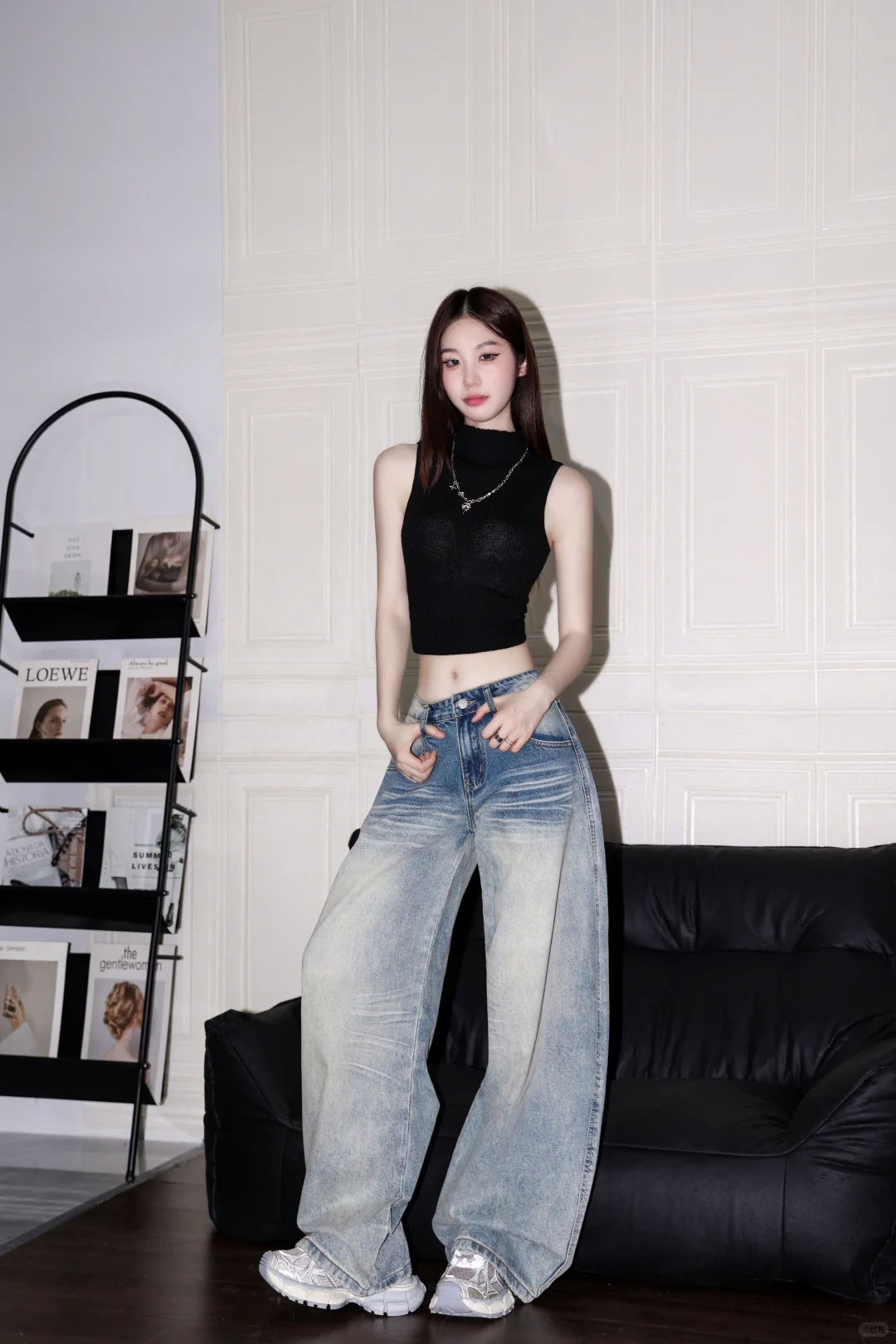 新塘牛仔城摄影工作室 女裤拍摄案例
