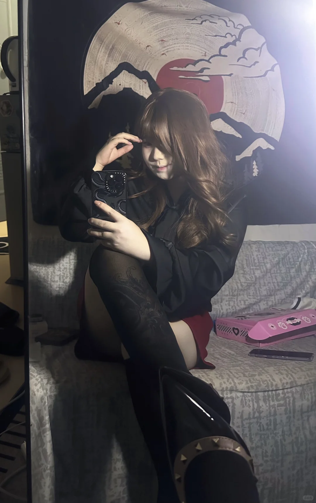 第一次穿包臀裙有点紧张👠