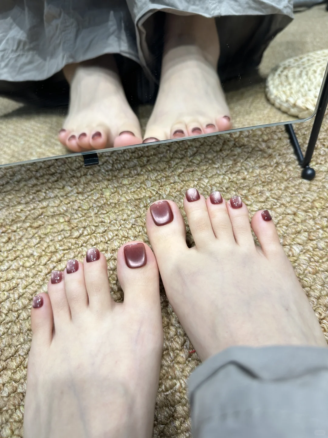 这个红丝绒猫眼真的嘎嘎显白啊