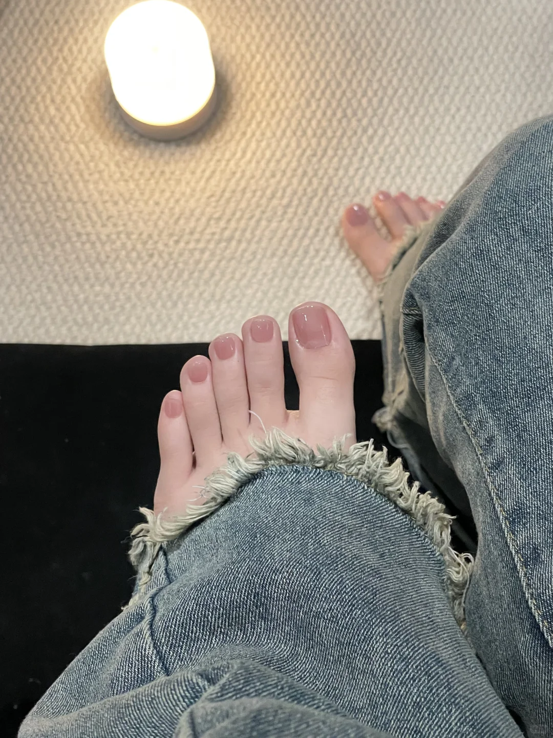玉脂冰肌伪素颜裸甲也这么好看啊…💓