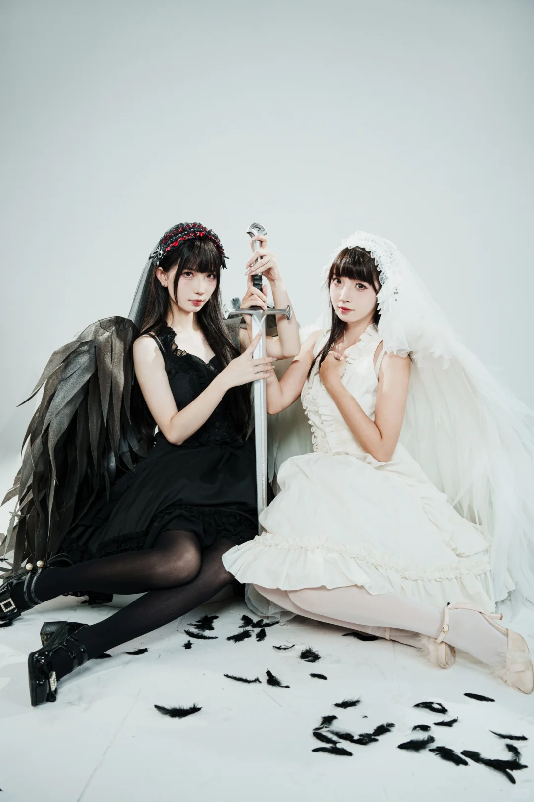 🖤⚔️💫黑与白的羁绊,天使与恶魔的契