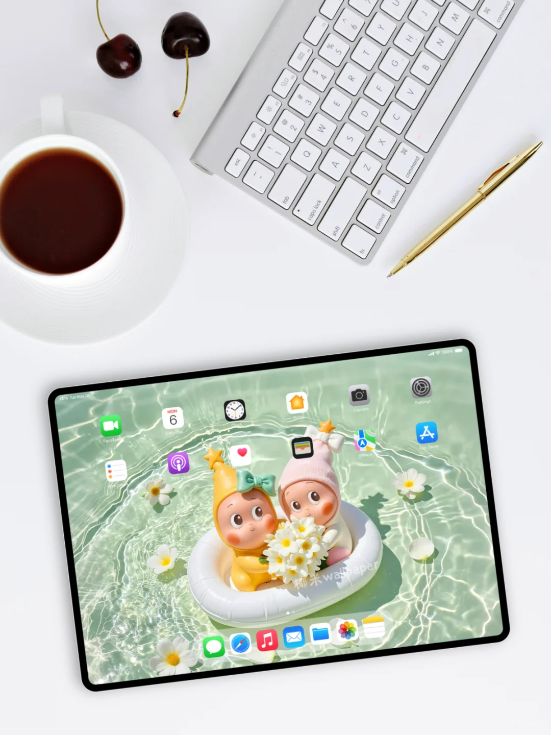 161‖夏日泳池派对·星星人✨‖平板电脑壁纸