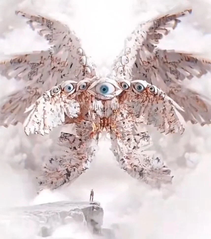 买到了旧约圣经描述中的的炽天使挂件