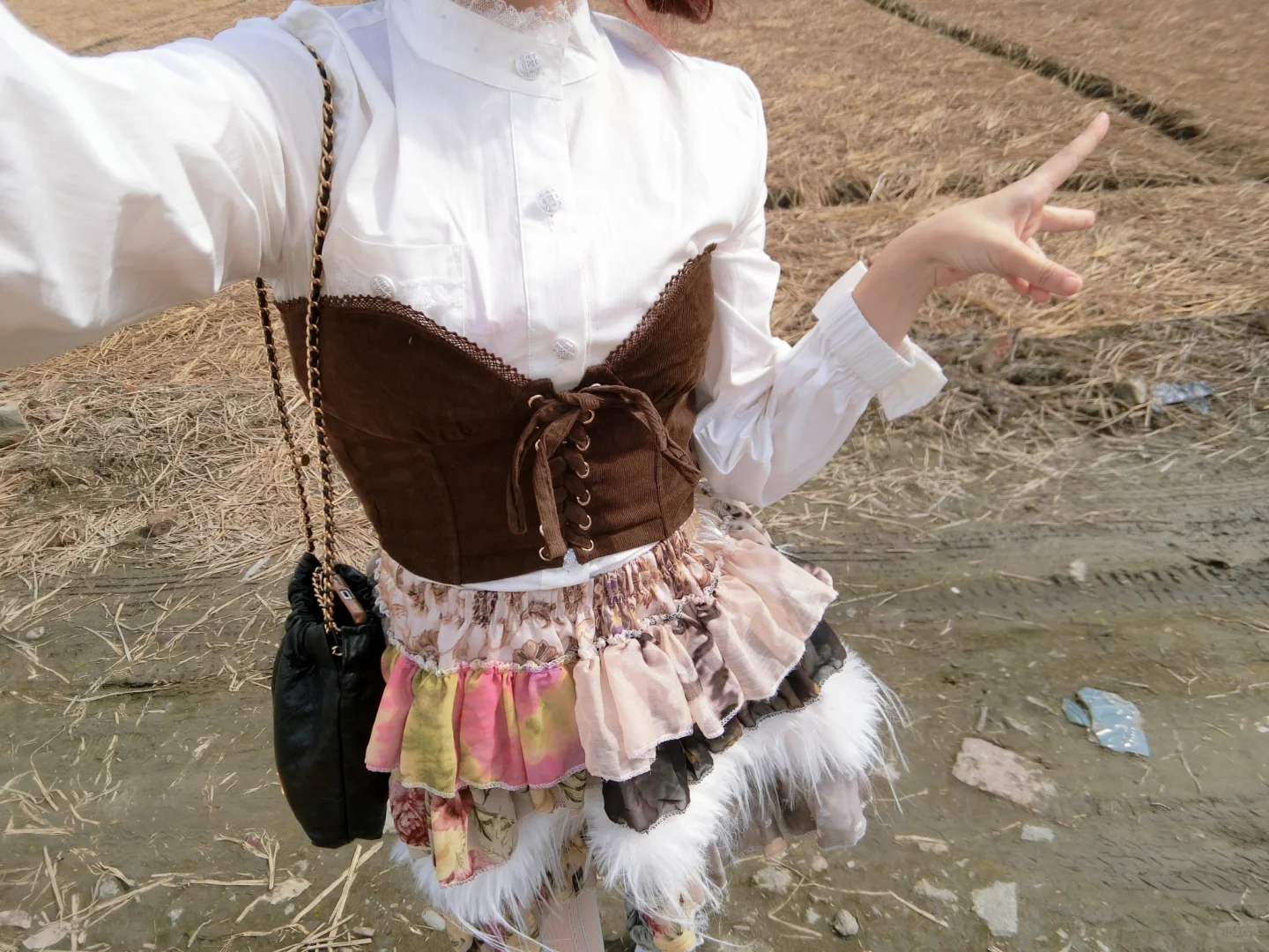 Romanceofgirl 龙心福袋27|棕色胸衣