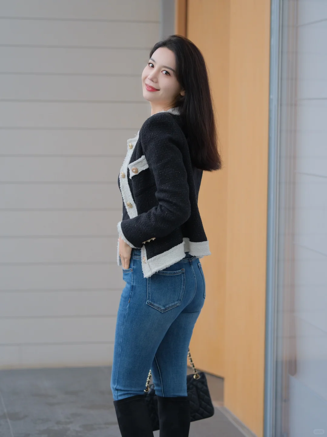 168cm52kg小脚裤➕长靴yyds