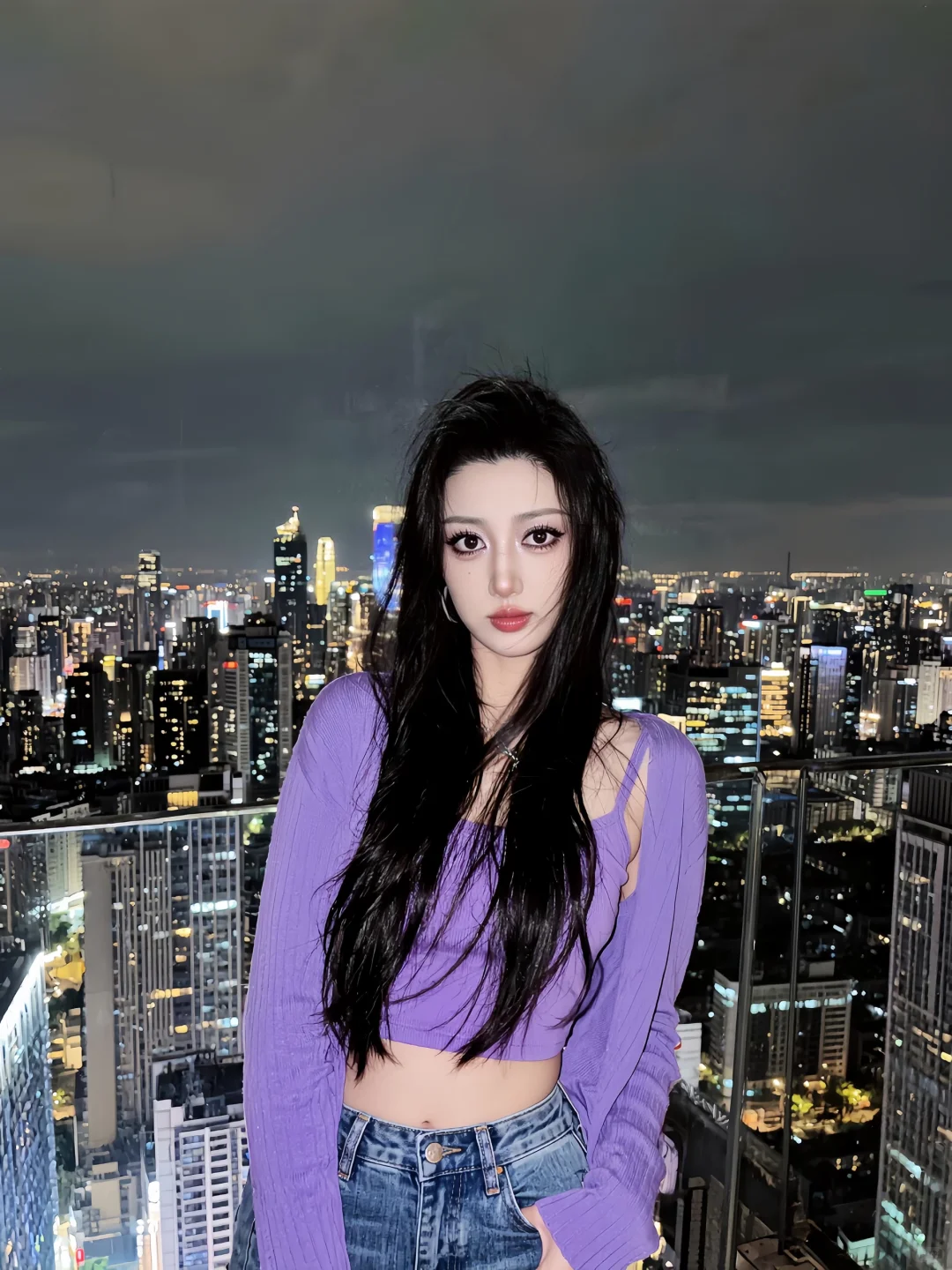 我的胶片感✨夜景自拍📷