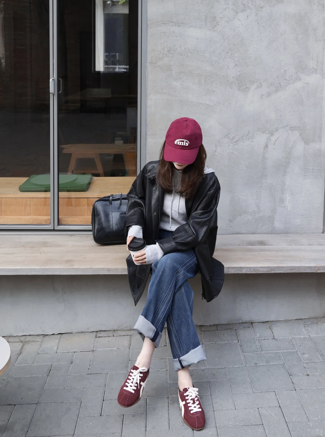 皮衣给的复古少年感🟤