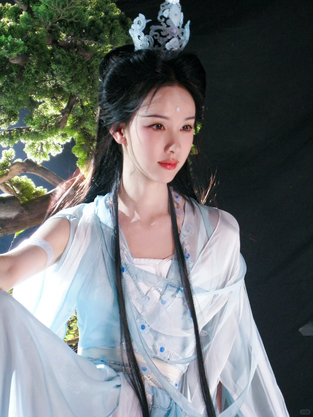 陈都灵的这组玉面观音写真绝啦!