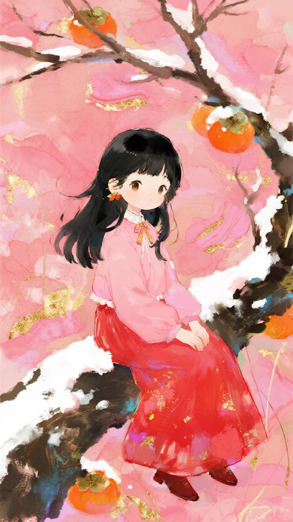 419丨美少女水彩插画【分享】素材分享