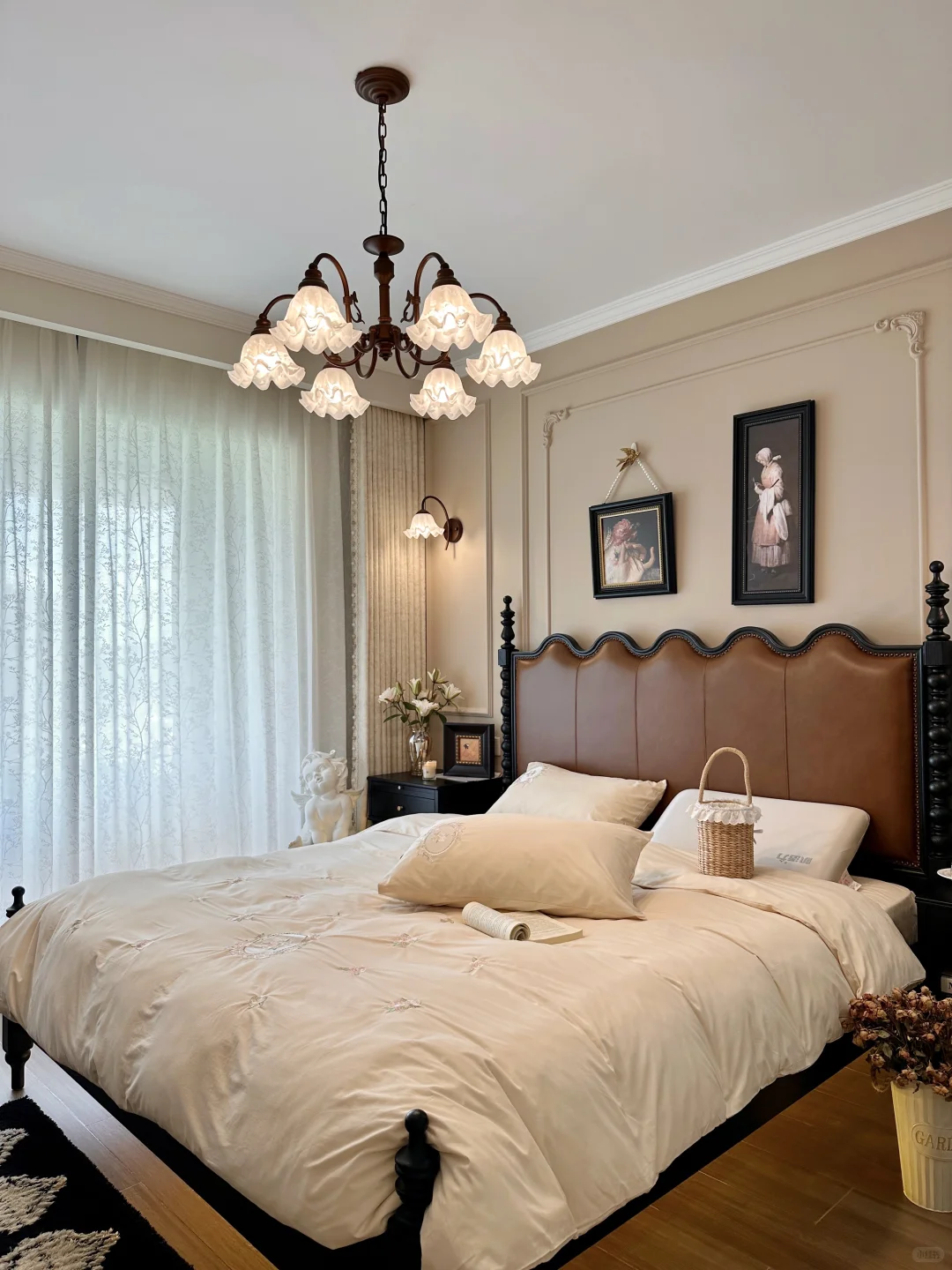 窗帘搭配思路✨法式复古风卧室氛围感拉满