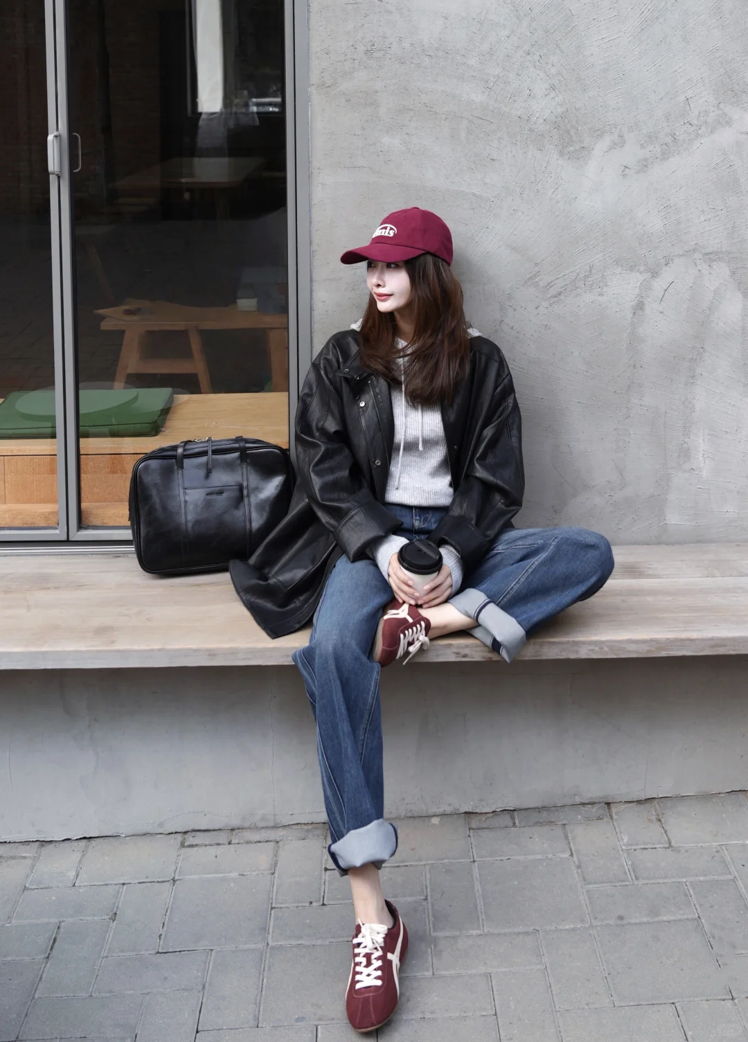 皮衣给的复古少年感🟤