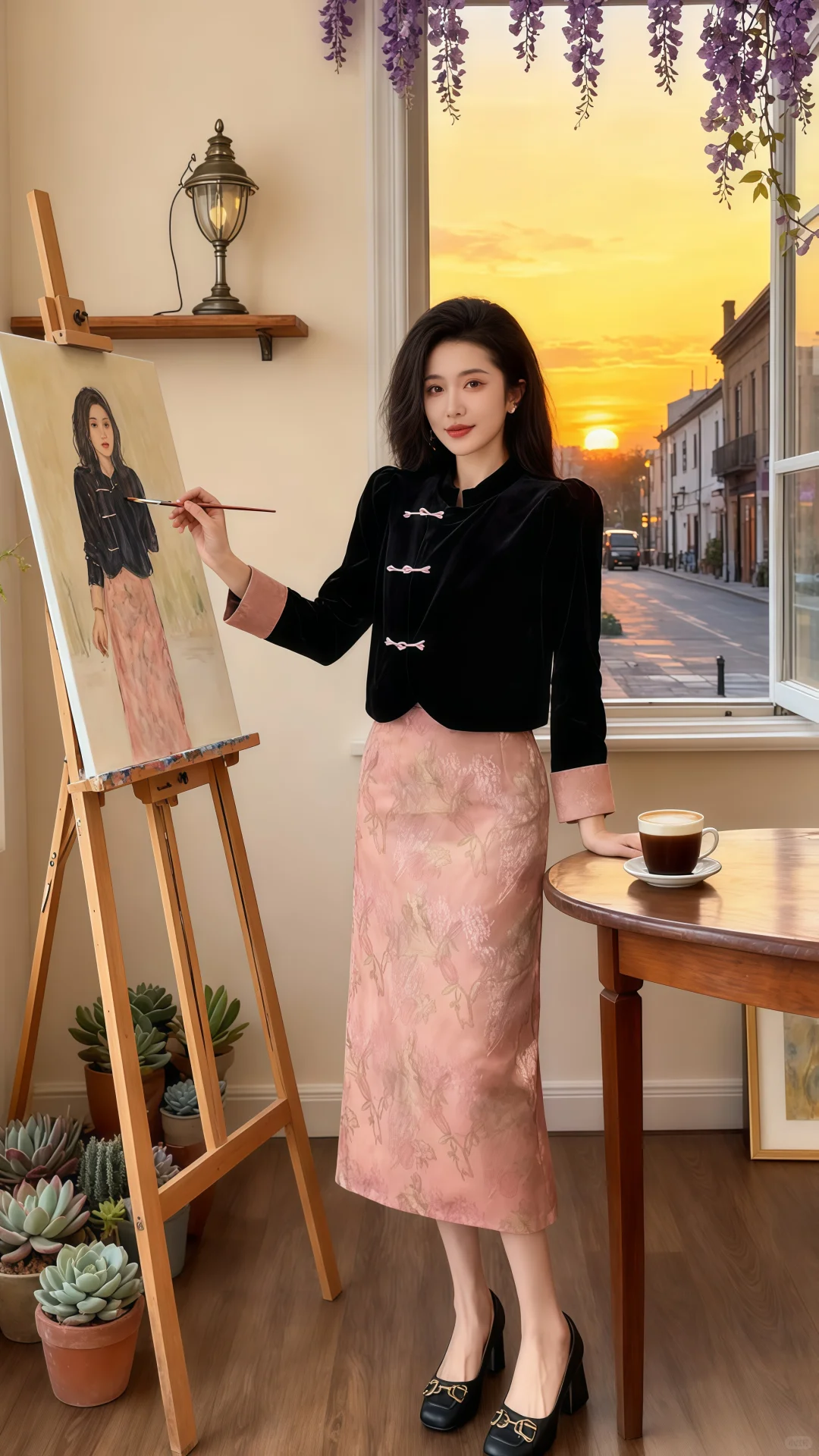 韩系温柔感的尽头是复古美式~