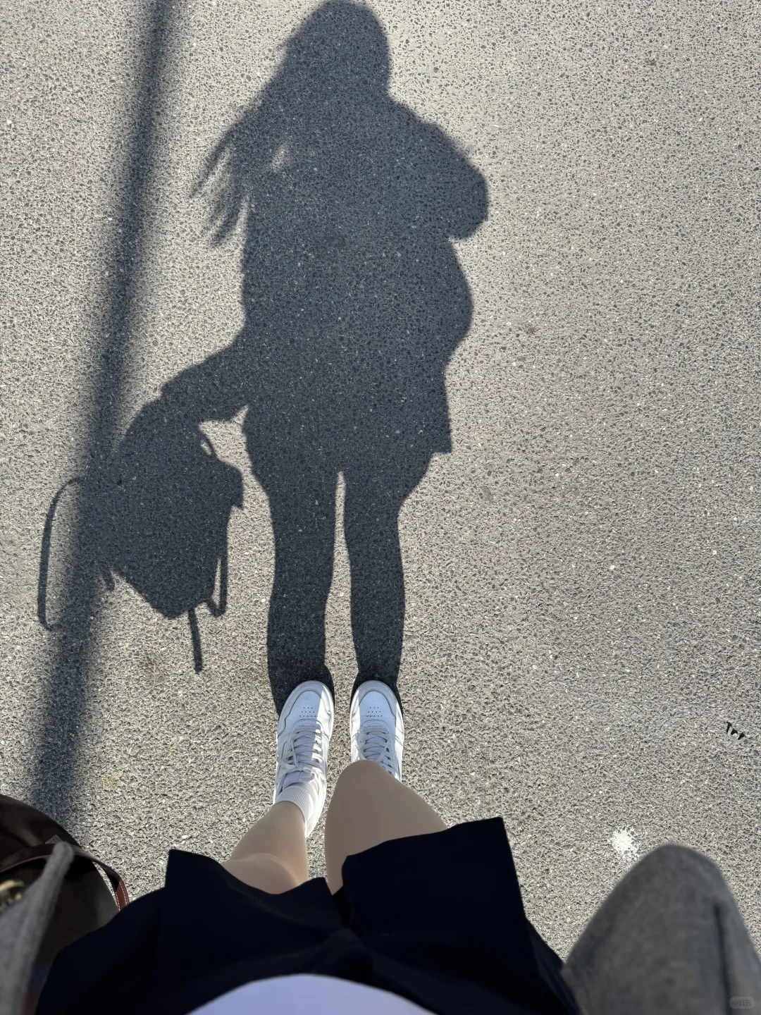 一看影子就是个美女
