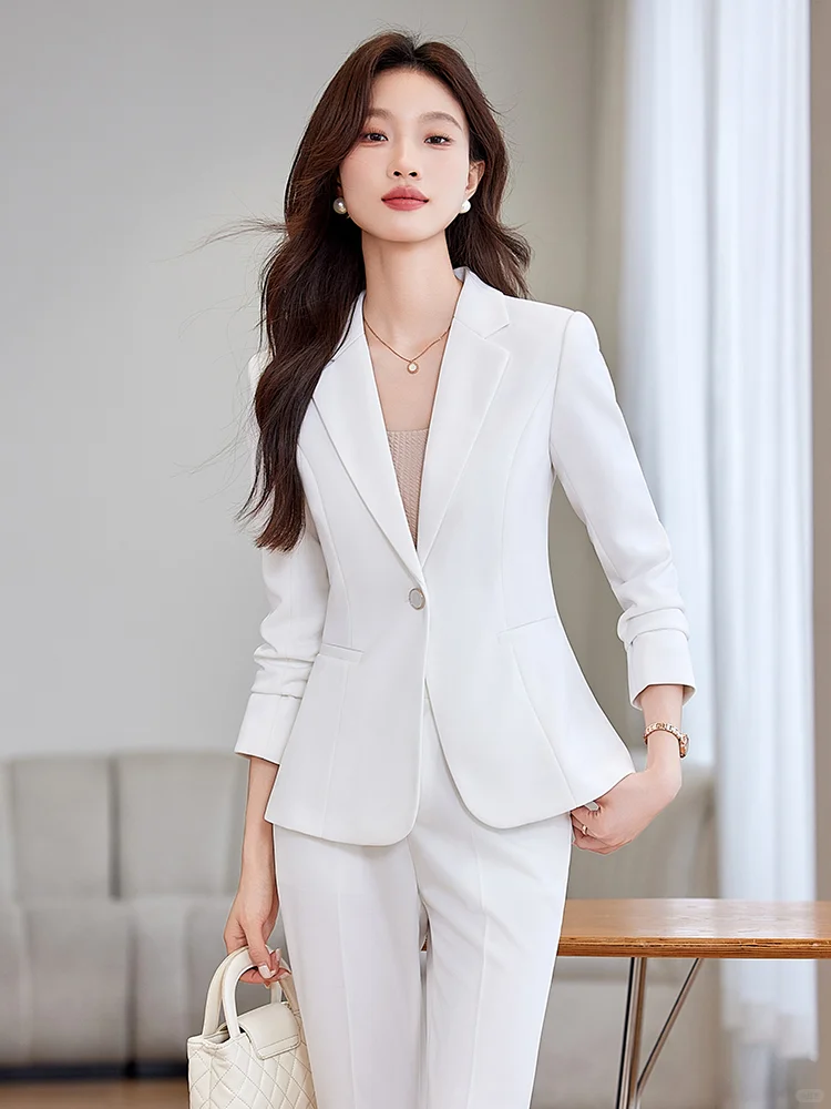 韩系时尚气质女神范西装套装