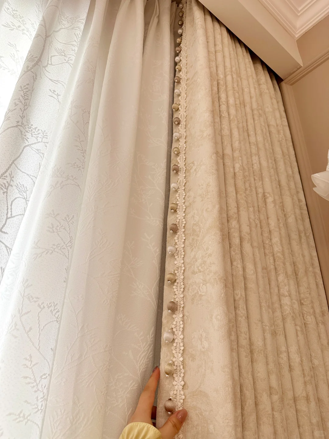 窗帘搭配思路✨法式复古风卧室氛围感拉满