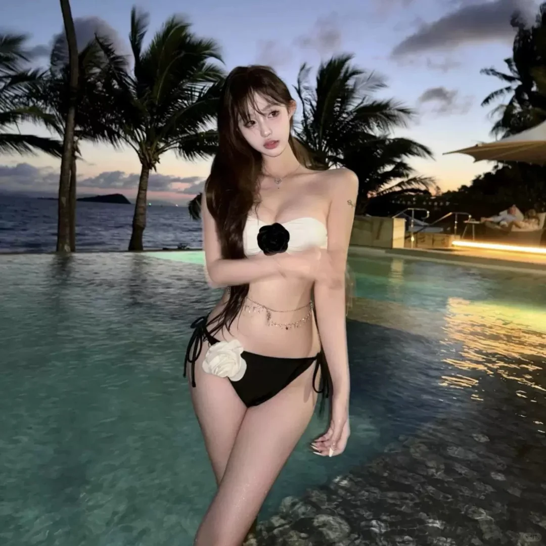 海边度假穿搭👙纯欲风比基尼