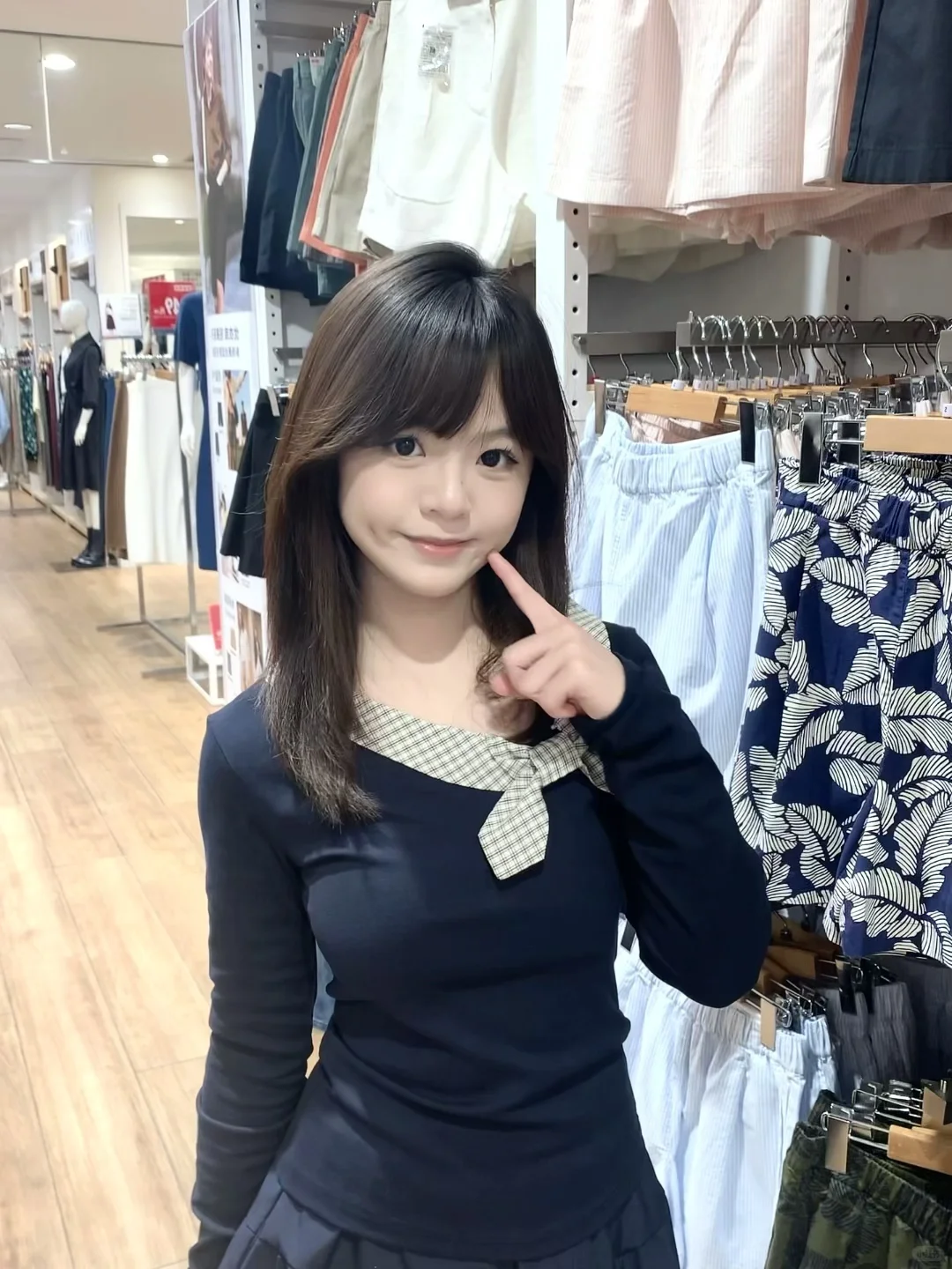 vocao！怎么没早发现藏蓝色这么的亮肤色～