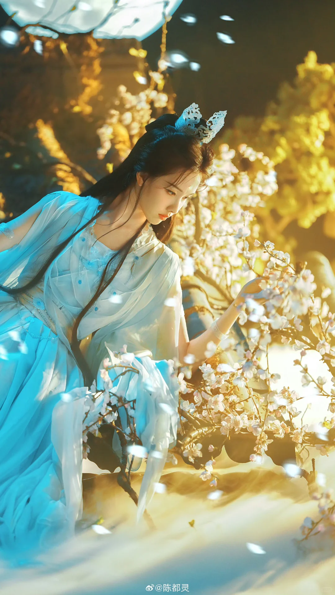 陈都灵的这组玉面观音写真绝啦!