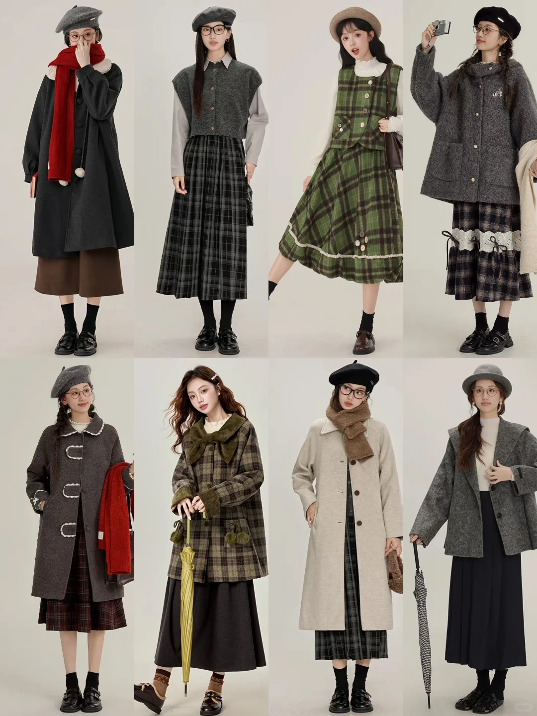 秋天的复古穿搭🍂复古风～