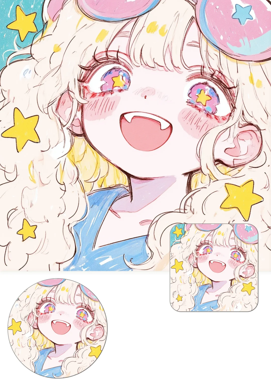 卡通女生头像|今天是甜妹,甜甜的很安心!