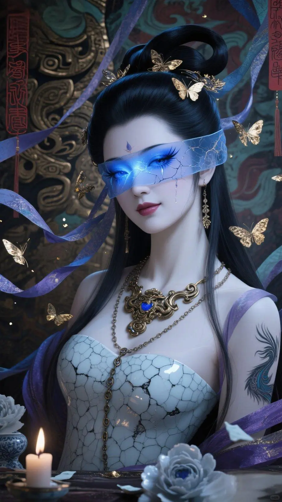 AI古风美女,美得挪不开眼~