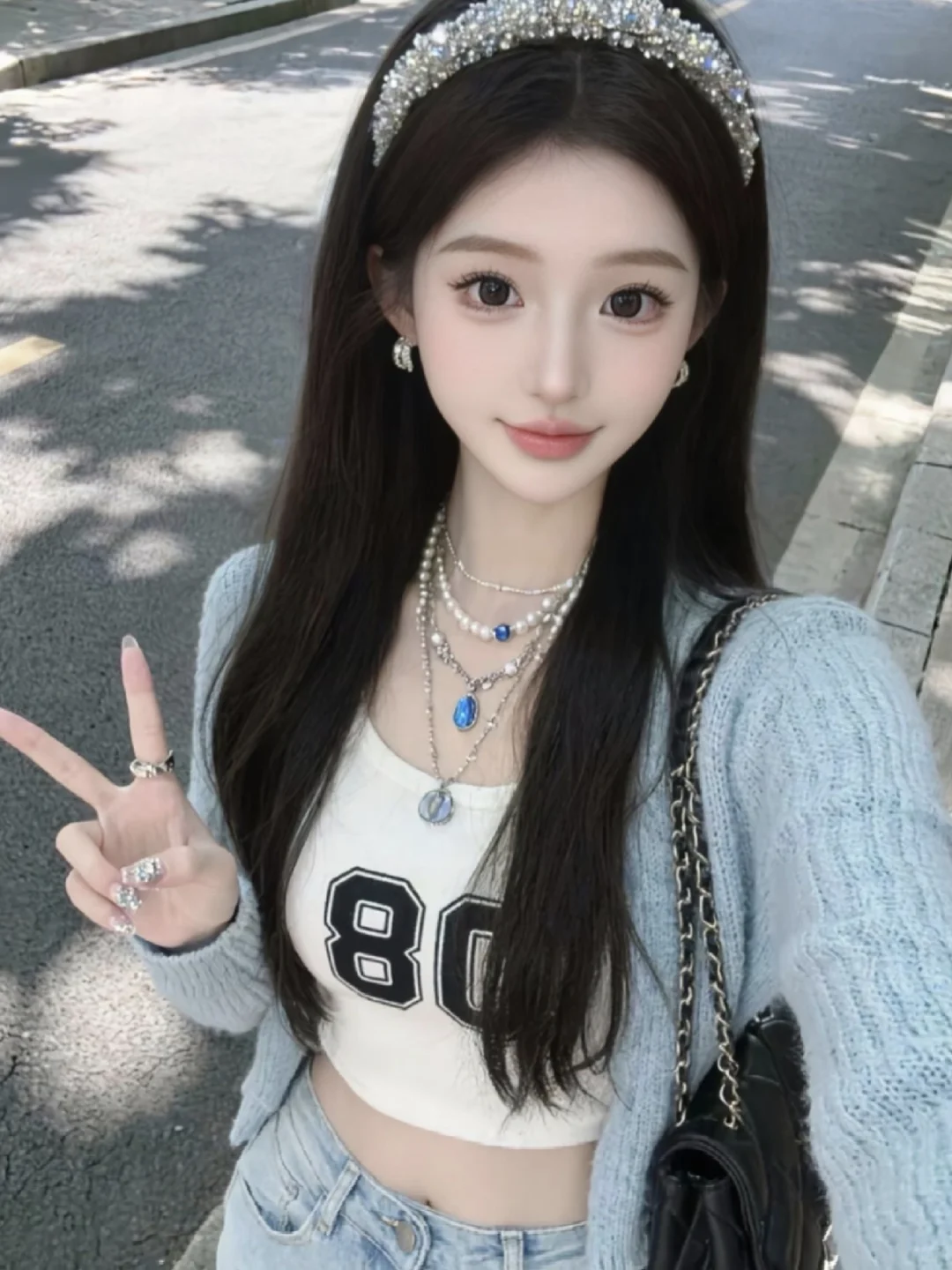 每个都在心巴上的美女头像