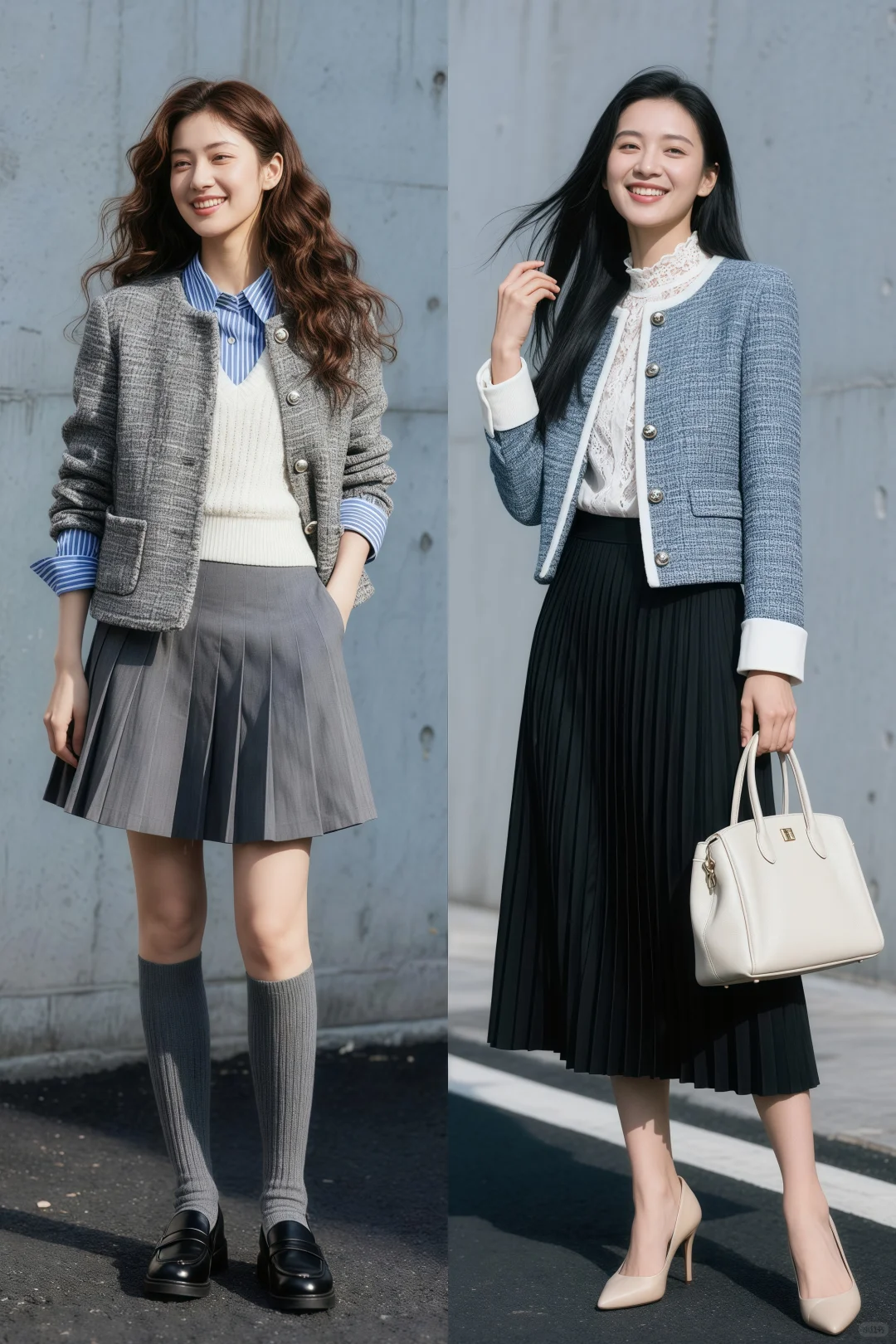 不建议轻易尝试小香风穿搭,因为真的太美啦