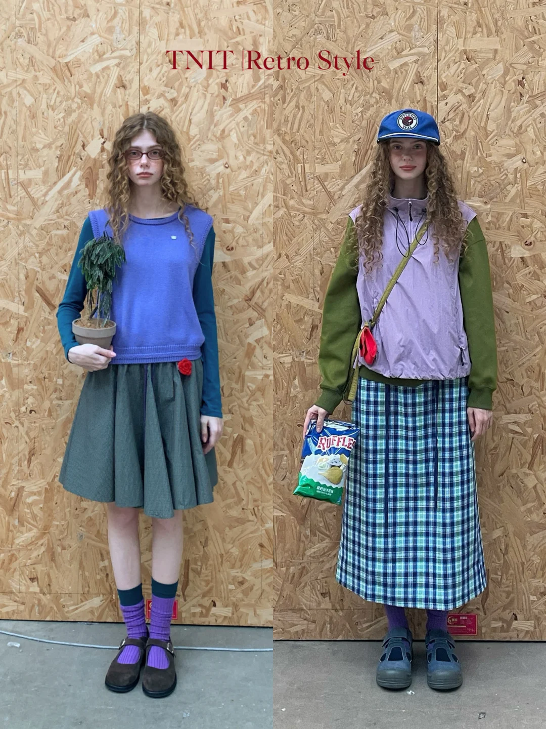 秋日彩虹系复古撞色穿搭|36套色彩LOOKBOOK