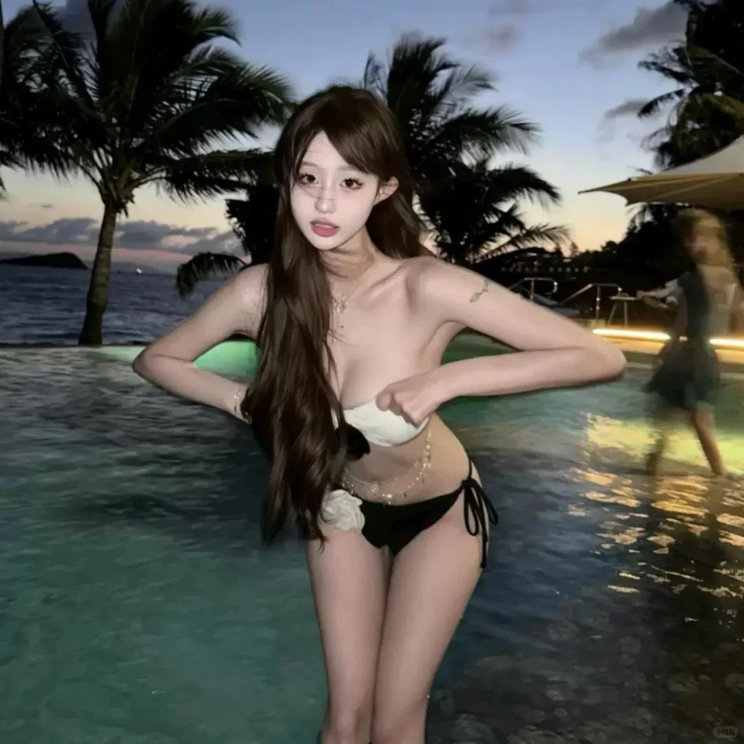 海边度假穿搭👙纯欲风比基尼