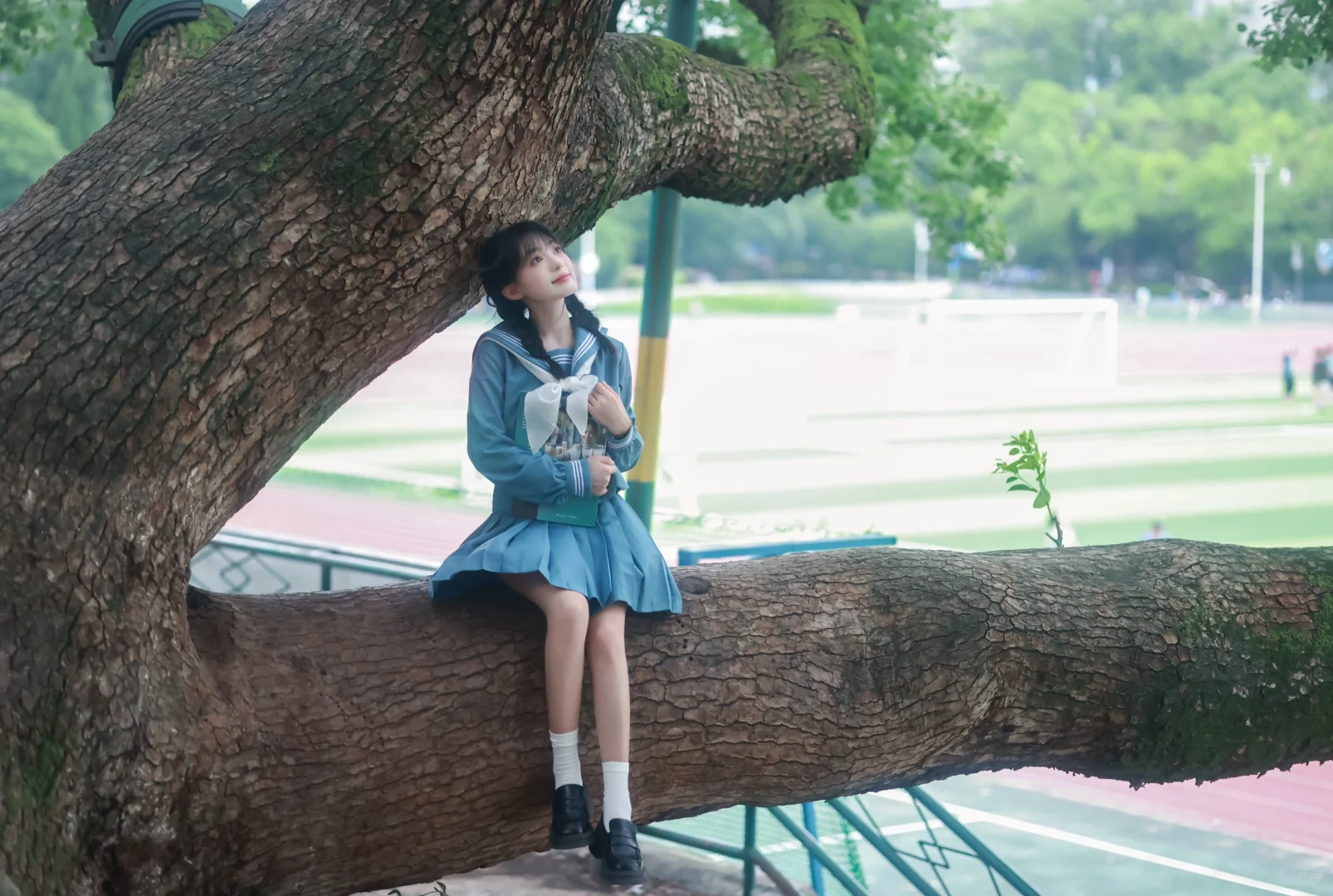 夏天的颜色|jk拍照姿势分享