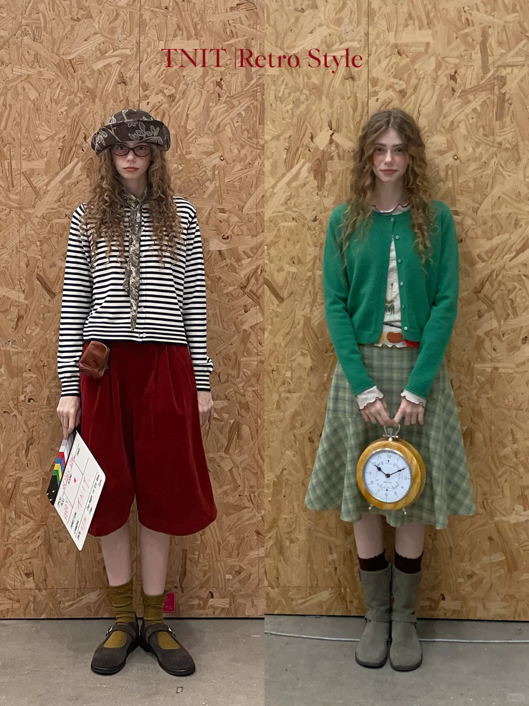 秋日彩虹系复古撞色穿搭|36套色彩LOOKBOOK