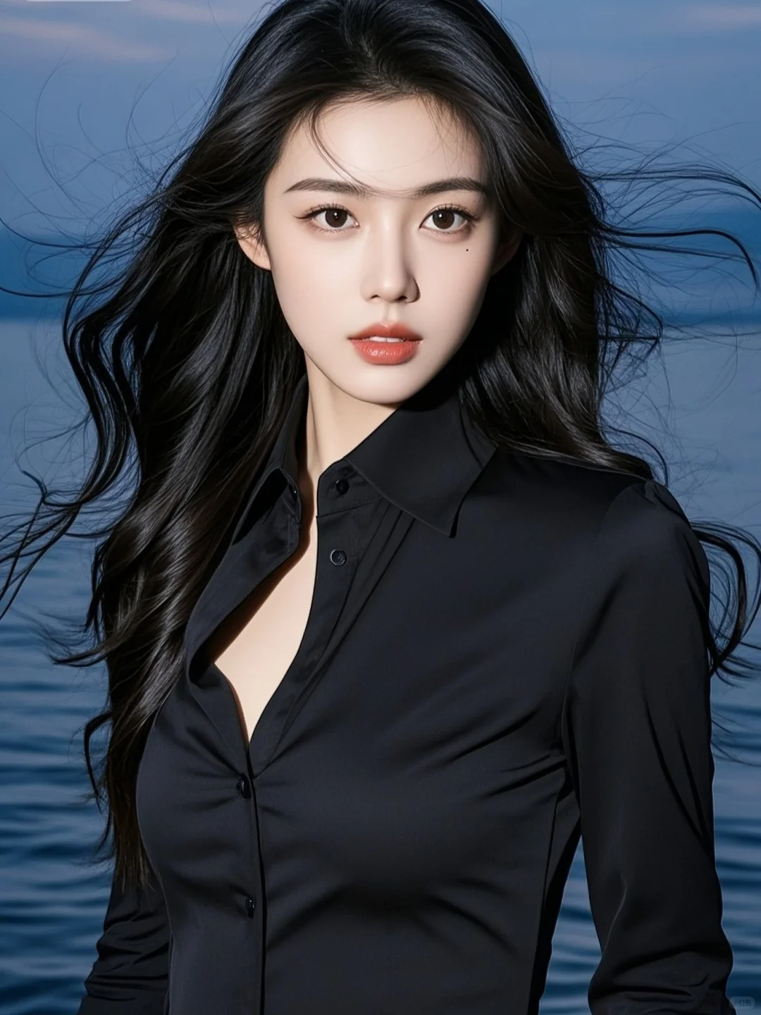 这种暗黑系气质女孩，真的好爱！