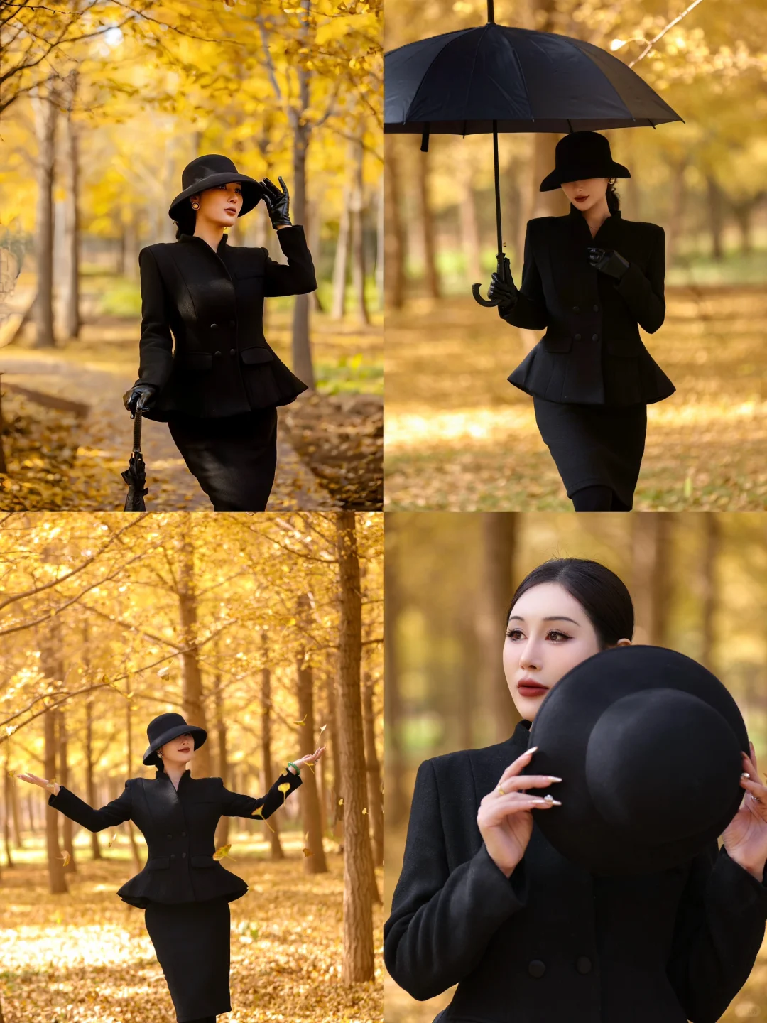 赫本风🖤:优雅是唯一不褪色的风