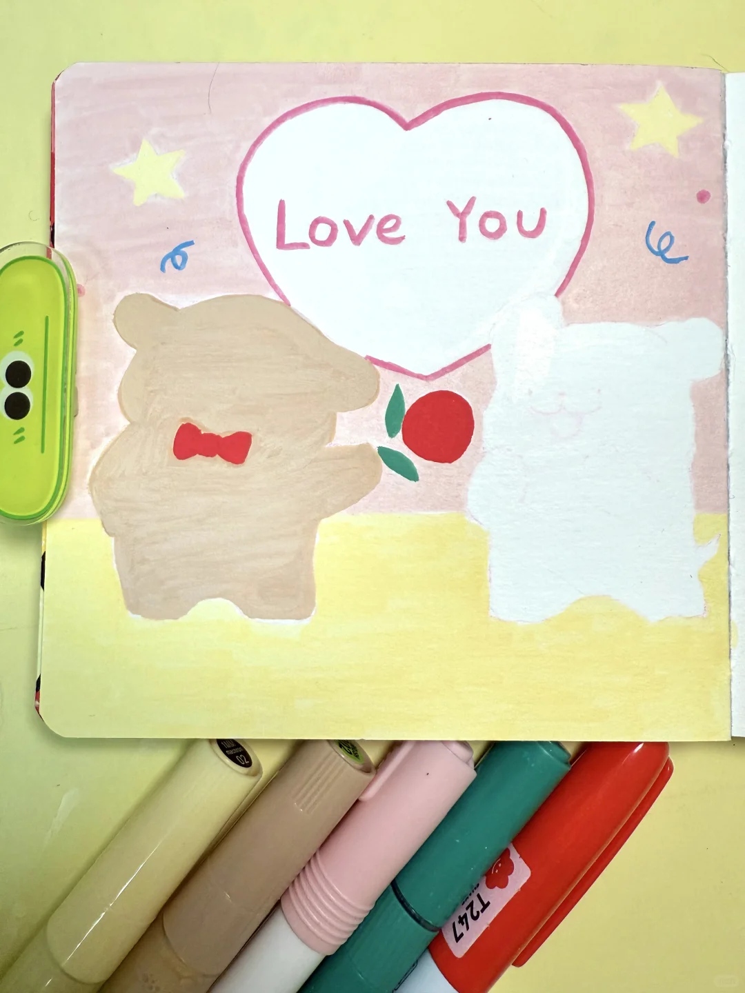 💕爱没有方向,但你是导航🧭|丙烯马克笔