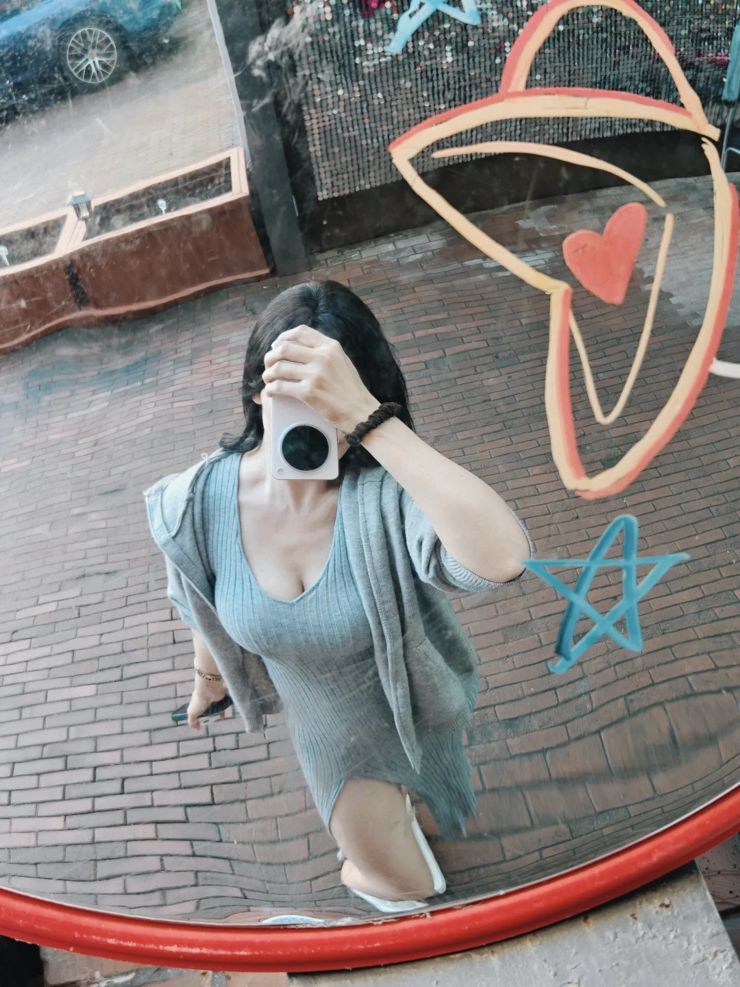 对镜街拍