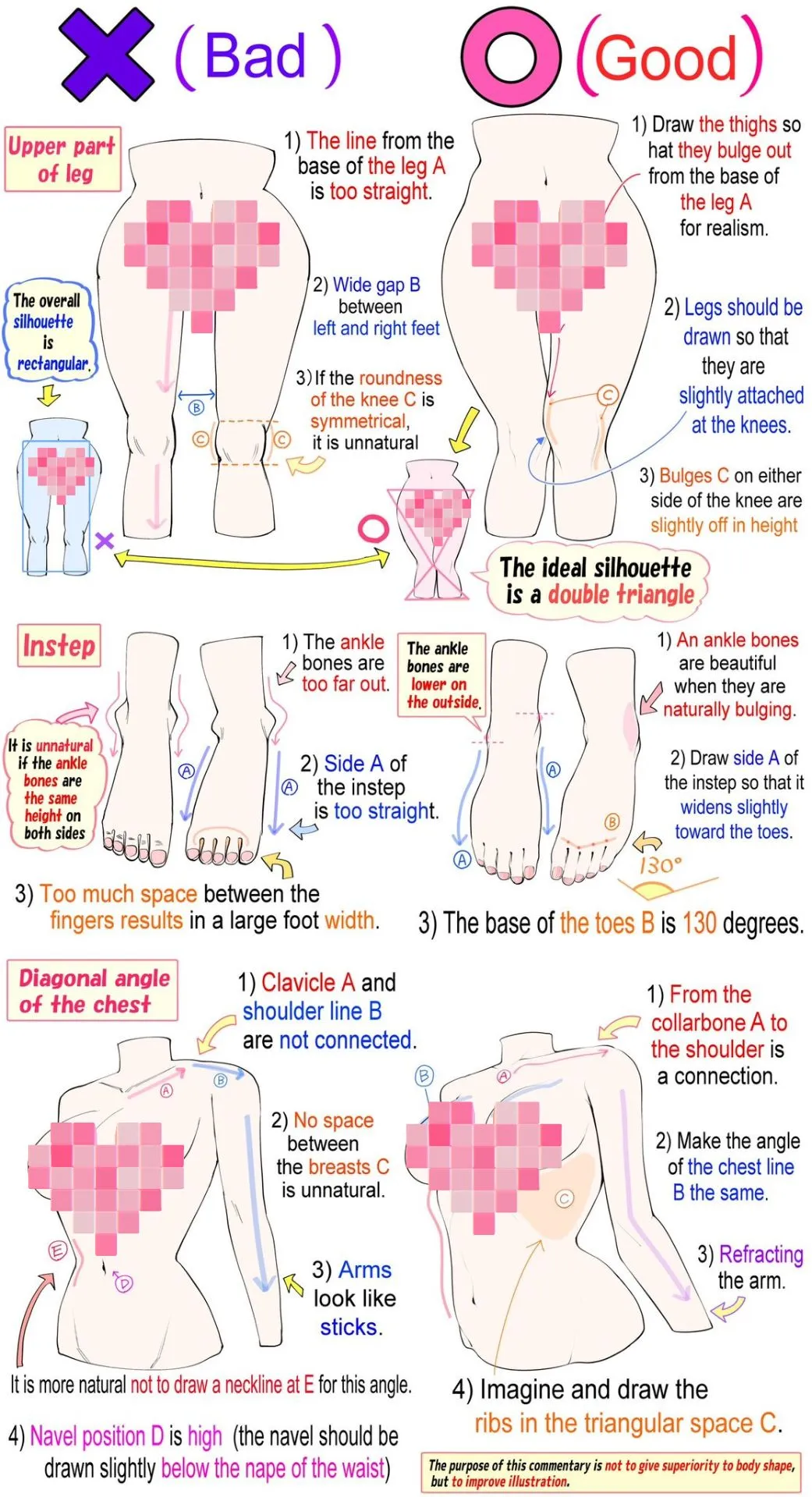双三角女性站姿诀窍 🔥