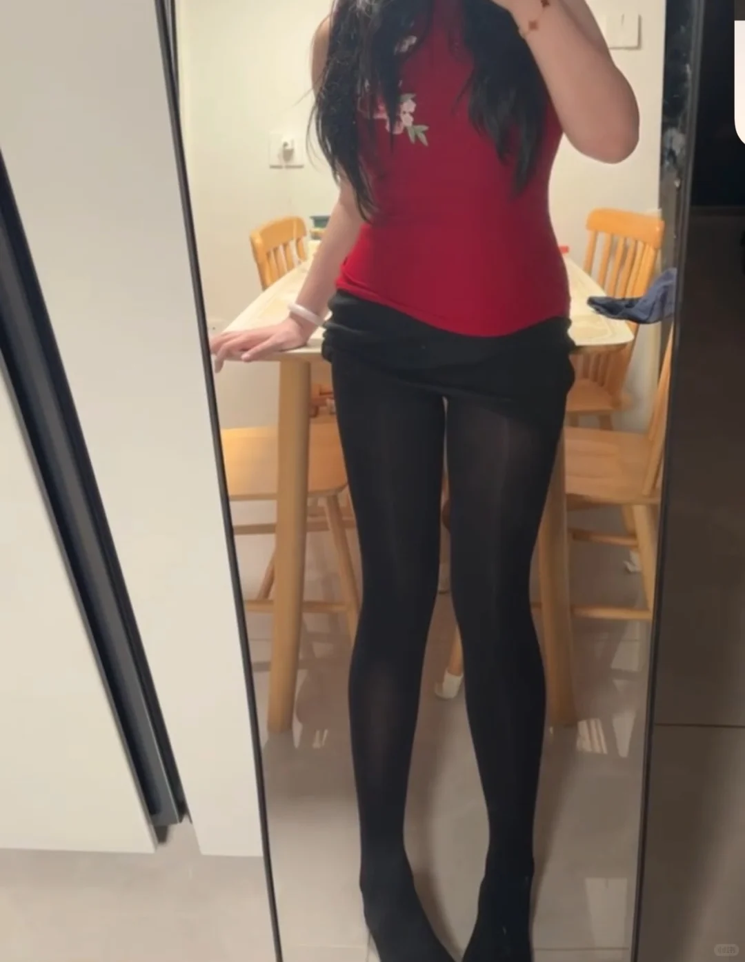 肉腿穿厚黑