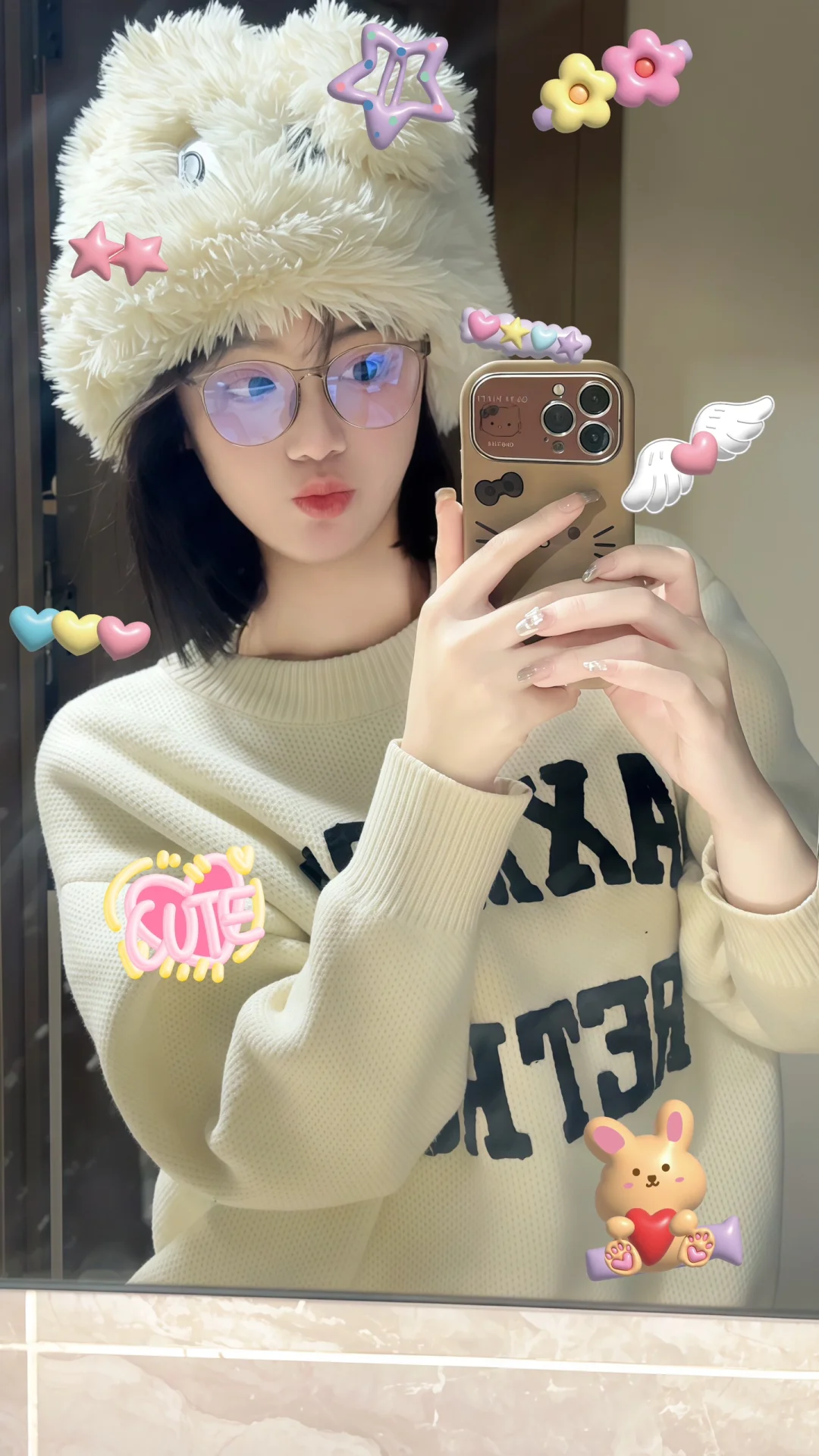 短发好甜