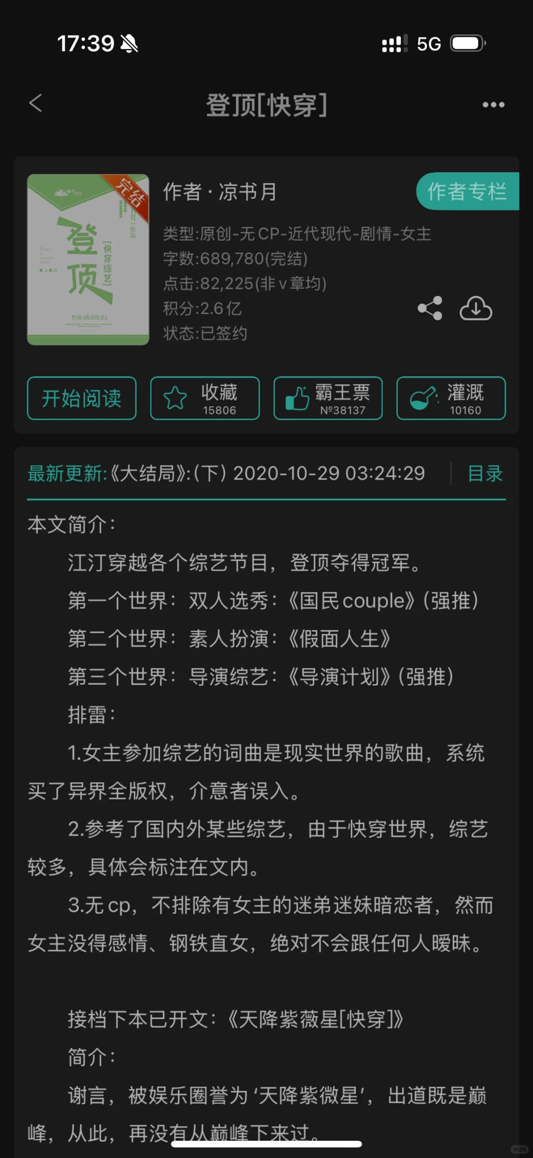 这些快穿文超好看啊啊啊❗❗