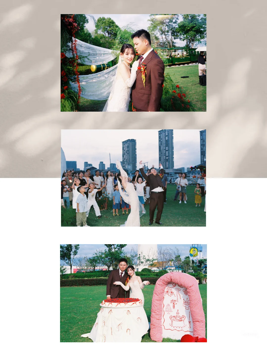 📷婚礼美照试试排版发朋友圈❗️附背景素材✨