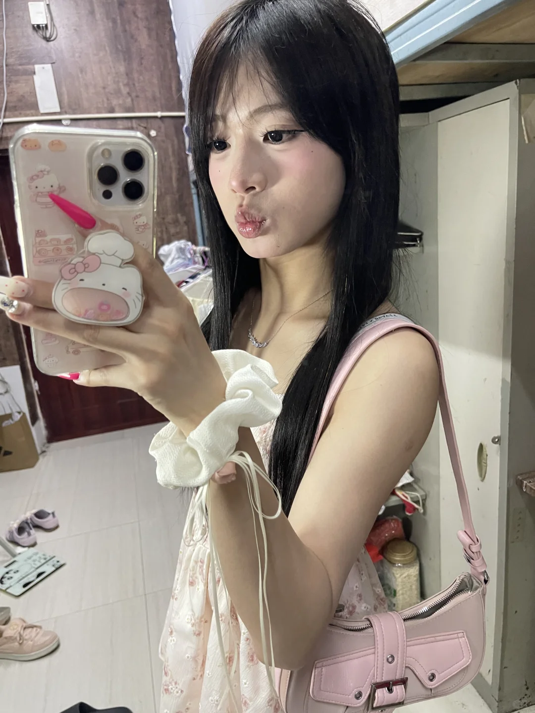 今天女装上课就穿这个咯