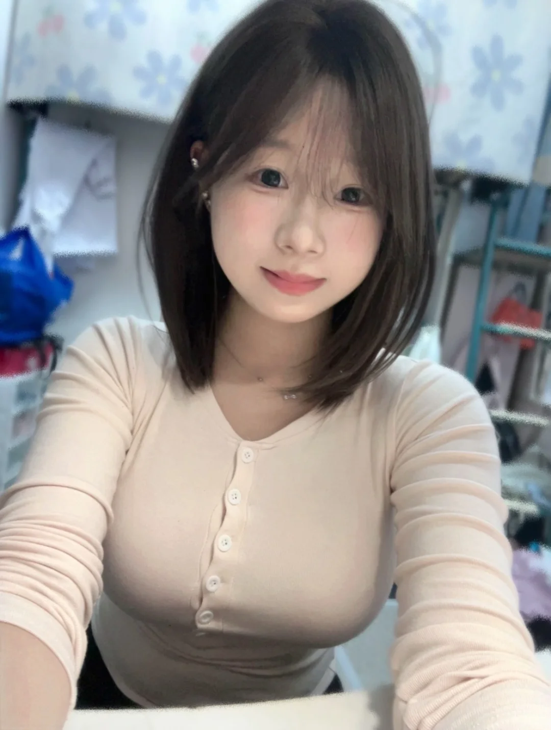 158 110斤|微胖初秋内搭分享!好喜欢新假发!