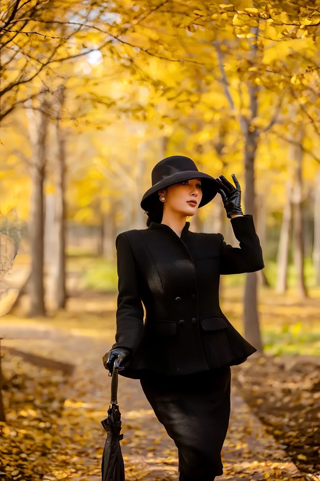 赫本风🖤:优雅是唯一不褪色的风