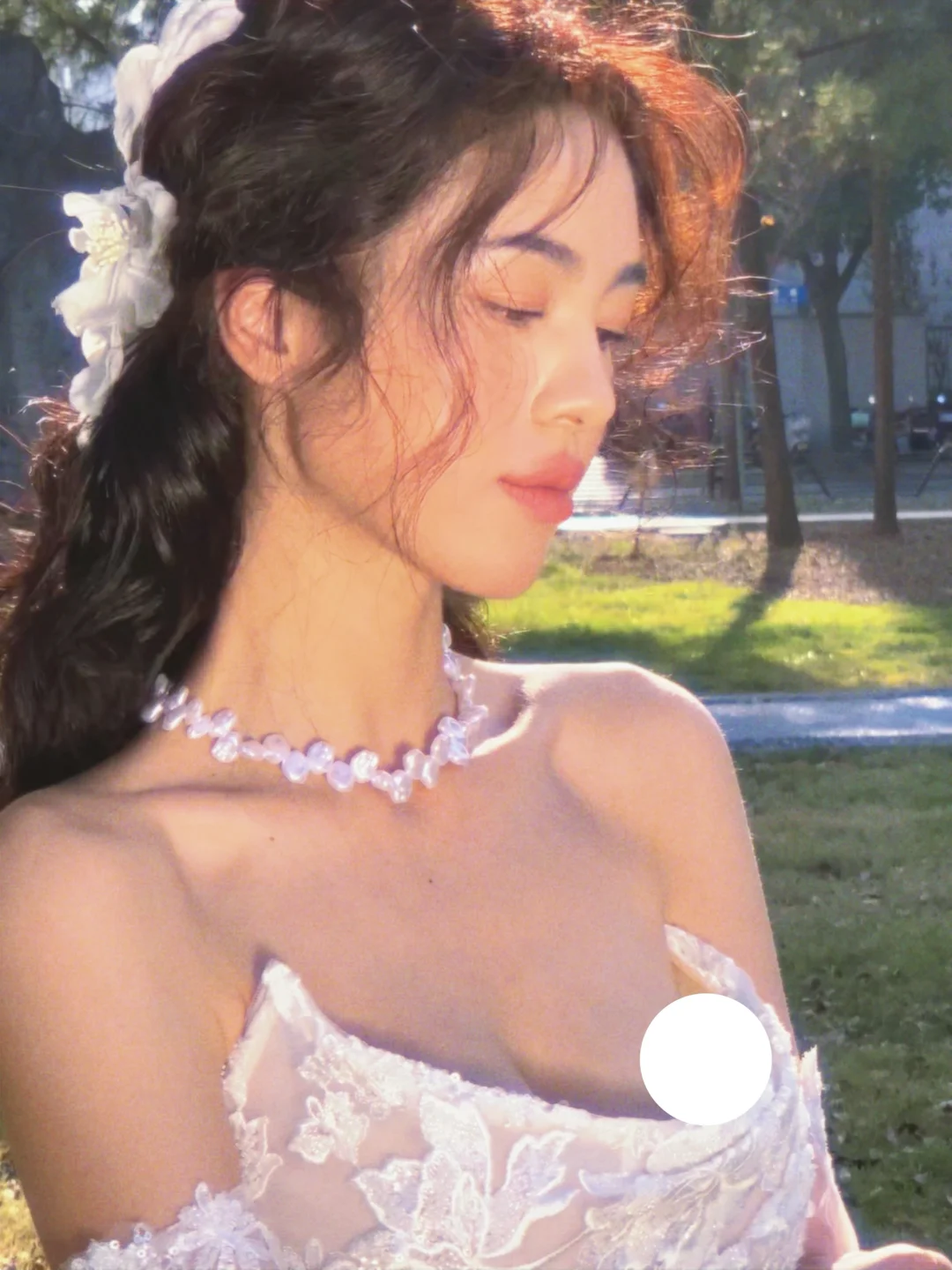 光为我带上头纱