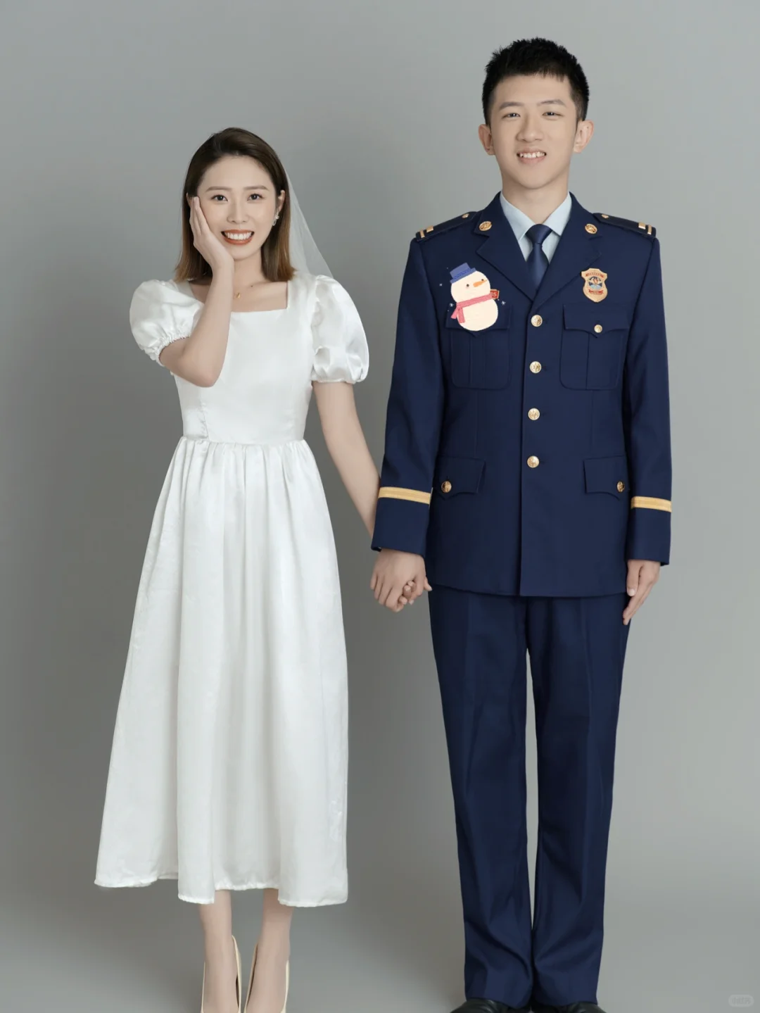 和消防员男朋友的一周年写真