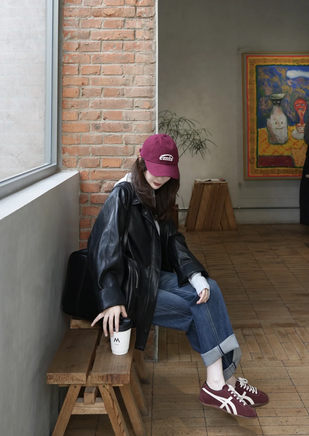 皮衣给的复古少年感🟤