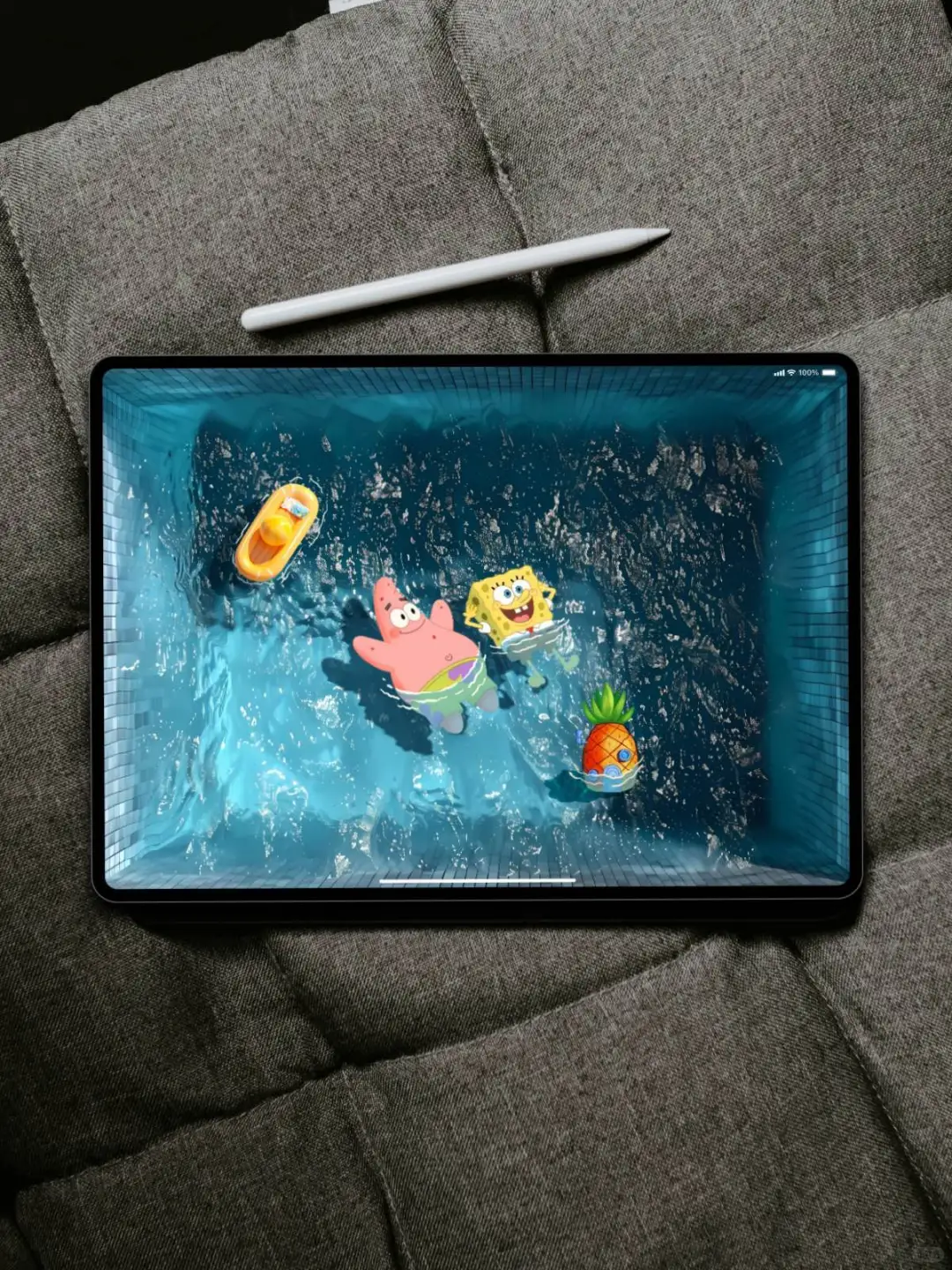 ipad/平板壁纸|海绵宝宝游泳8|静